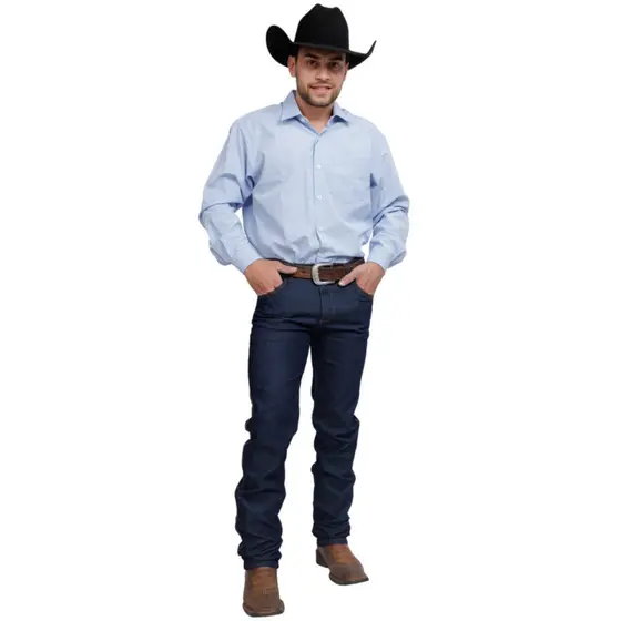 Calça Jeans Masculina Rodeio Reforçada Elastano Premium