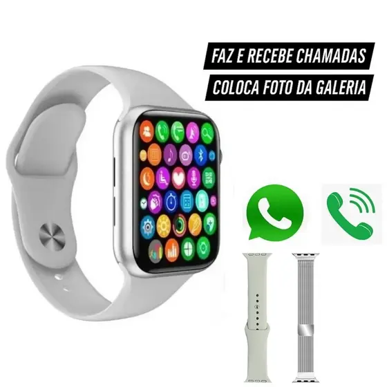 Relogio Smartwatch Feminino Masculino Series 10 Para Android ios Faz Recebe Chamada