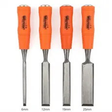 Kit De Formão Cabo Resistente 3/8 A 01 Polegada Com 4 Peças Pro