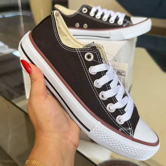 tenis star masculino white star cano baixo flat