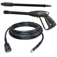 Kit Pistola + Lança + Mangueira Trama De Nylon Compatível c/ Lavadora Wap, Electrolux, Lavor, Vonder