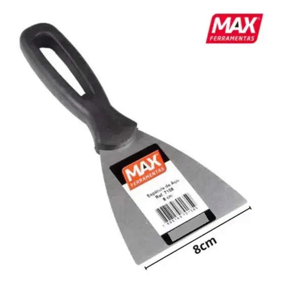 Espátula de Aço Temperado 8cm Original Max Ferramentas