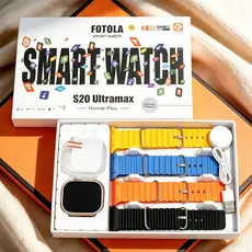 Relógio SmartWatch S20 ULTRAMAX com 7 pulseiras Chamada De Frequência Cardíaca Bluetooth NFC Esportes Relógio Inteligent