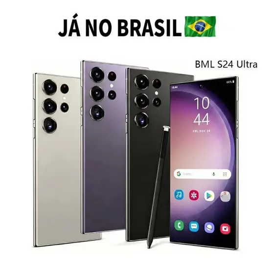 BML Smartphone 512GB/12GB ram 5G LTE Wi-Fi Dual Sim Android 14 5000mAh 7.3'' Tela,Câmera 108MP