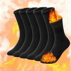 Pares Meia Térmica Cano Médio Forrada Flanelada Peluciada Inverno Unissex 36 ao 44