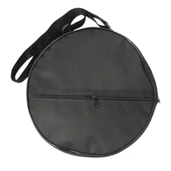 CAPA SIMPLES PANDEIRO 10 ZIPER LATERAL ALÇA PARA OMBRO JVS BAGS PRETO