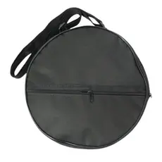 CAPA SIMPLES PANDEIRO 10 ZIPER LATERAL ALÇA PARA OMBRO JVS BAGS PRETO