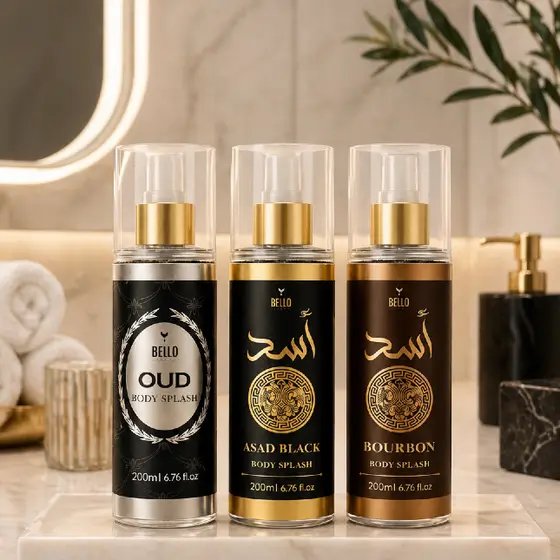Kit Body Splash Árabe 🔥leve mais por menos Oud, Asad e Bourbon