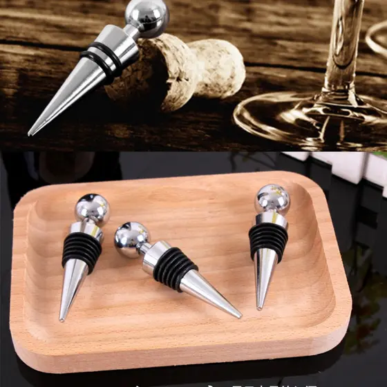 Tampa para Garrafa de Vinho em Inox - Rolha Ideal para Conservação
