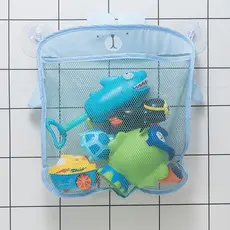 Saco Organizador de Brinquedos de Tecido - Escorredor de Água para Banho