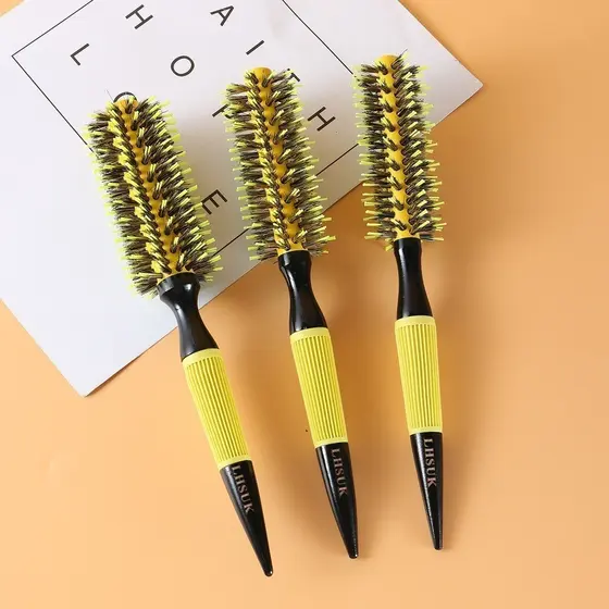 Kit 3 pc Escovas Profissionais De Cabelo Cerdas