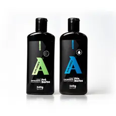 KIT PRÉ E PÓS-BARBA ALFA LOOK’S 240G