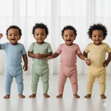 Kit 10 Peças Bebê Body Manga Curta + Mijão Enxoval Menino Menina RN ao G Roupa de Bebe Conjunto Bebe