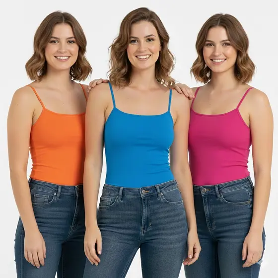 Kit 10 Blusas Femininas Suede Alcinha Regata Básica Cores Variadas Blusinha Verão 10/5/3