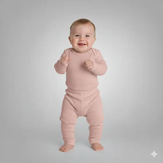 Kit Roupas de Bebê 6 Peças Body Bebê Manga Longa e Mijão 3 Body + 3 Mijões Conjunto Bebe Enxoval Econômico