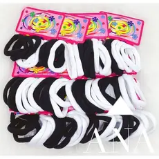 Médio Xuxinha para cabelo  de Meia 72 unidades / Rabico e elástico para cabelo Scrunchie