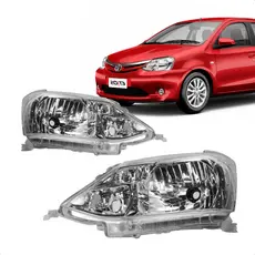 Farol Etios 2013 14 15 2016 Carcaça Cinza