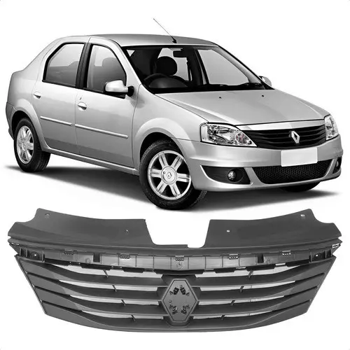 Grade Radiador Logan Sedan 2011 2012 2013 Preto