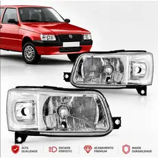 Farol Fiat Uno Fiorino 2004 2005 2006 2007 2008 2009 2010 2011 2012 2013