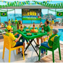 KIT CADEIRA GRUVYER E PETISQUEIRA COZINHA ÁREA EXTERNA RESTAURANTE LANCHONETE