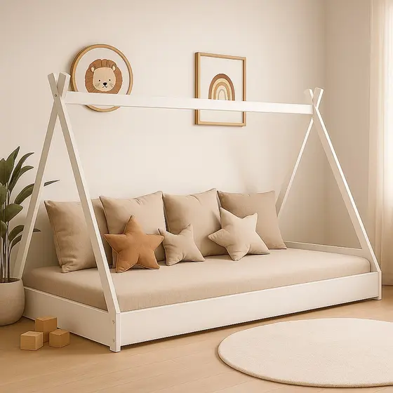 Cama Infantil Cabana Juvenil para Menina Menino Bebê Criança