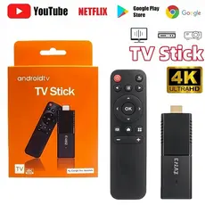 Stick 4K Ultra HD Sistema Android- 128GB+8GB, Controle por  Bluetooth, Wi-Fi 5G, HDMI