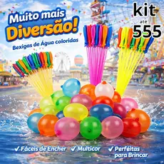 kit 555/444/333/222/111 Balão De Água Guerra De Bexiga  Splash Ball  Verão Divertido Piscina Water Balloon
