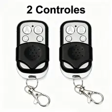 Kit 2 | Controle Remoto Universal para com Chaveiro 433mhz 4 Botões