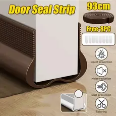 Vedação Inferior Flexível Em PVC Para Portas De Inverno Prova De Vento Frio