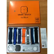Smartwatch S100 Ultra 2 S9 | 7 Pulseiras De Relógio , Esportivo Com Tela De Toque Completa De 49 Mm Capa Protetora