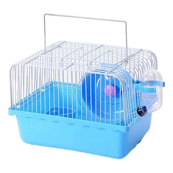 MIW Gaiola para Hamster com Acessórios Completos Inclui Roda Bebedouro e Comedouro Kit Inicial