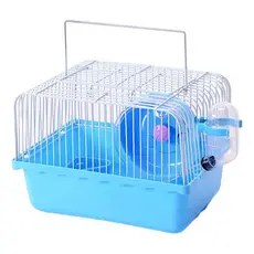 MIW Gaiola para Hamster com Acessórios Completos Inclui Roda Bebedouro e Comedouro Kit Inicial