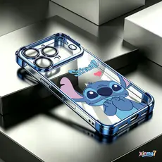 Caso Resistente A Quedas Galvanizado Pára-Choques Para iPhone 17 Pro Max 16 13 12 14 15 Plus Ar Kawaii Blush Ponto Capa