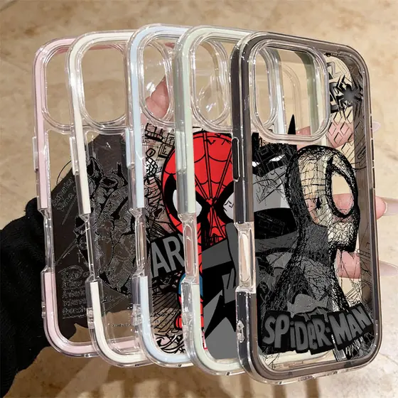 Capa Dura 2 Em 1 Para IPhone 17 Pro Max 17Air 16 15 13 11 14 12 11 Xs XR Doces Cor Sólida Linha Arte De Telefone
