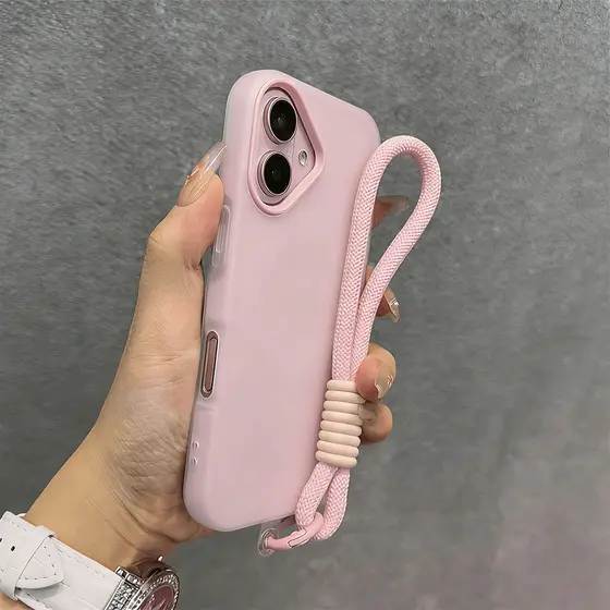 kit Capinha Corrente Silicone Anti-impacto Para IPhone 13 11 12 14 15 16 17 16e Pro Max Ar Normal 2 Em 1 Geléia Capa Cas
