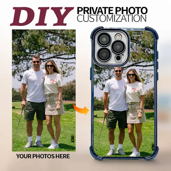Capa De Telefone De Cristal Transparente Com Foto Personalizada Para IPhone 17 PRO MAX 16 15 14 13 12 11 Plus Capinha À