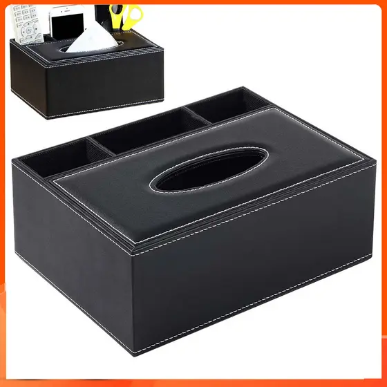 Dispenser Papeleira / Porta Papel Toalha Mesa Preto