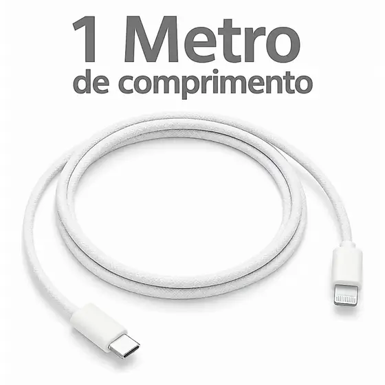 {PREMIUM} Cabo Tipo C para lightning – Compatível iPhone 8,10,X,12,13,14, Samsung e Xiaomi