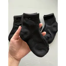Kit Meia Preto Infantil unisexx Cano Alto Basica 2-10 ANOS
