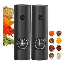 Moedor Elétrico de Pimenta｜Granulagem Ajustável｜Ideal para Diversos Temperos