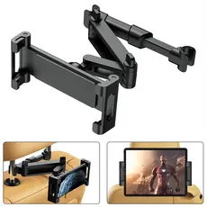 Suporte Veicular para Banco Traseiro | Ajustável para Celular e Tablet no Encosto de Cabeça