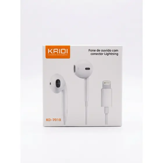 Fone de Ouvido para iPhone e iPad com Microfone - Compatível com iPhone 7,8,X,11,12,13 e 14 Pro Max
