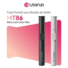 ULANZI MT86 Tripé Bastão de Selfie 1.53m com Abertura Automática e 4 Pernas Estáveis Profissional