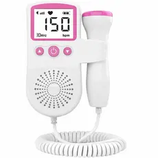 Monitor Fetal Doppler Portátil Digital Azul