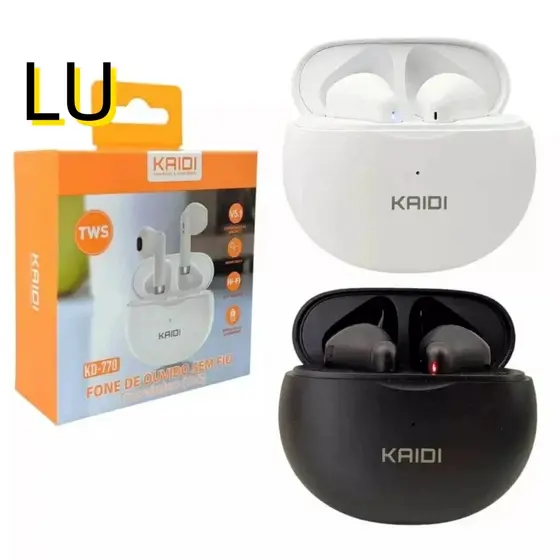 Fone De Ouvido Kaidi Kd-770 Sem Fio Tws Bluetooth Original