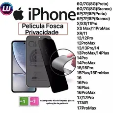 Película de video para Privacidade iPhone 11/12/13/14/15 /16/17PRO MAX/XR/XS MAX Todos Modelos Privacidade Para Ios