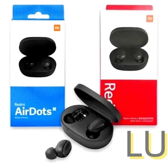Fone Sem Fio Redmi Airdots Xiaomi TWS Bluetooth Preto