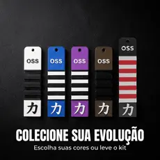 Chaveiro Faixa Jiu Jitsu personalizado com Graus Presente Lutador Artes Marciais