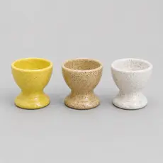 Porta Ovo Cozido Cerâmica Mesa Posta Café Gourmet Feito à Mão Decorativo Decoração Cozinha  Elegante