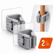 2/6/10 Pcs Suporte para Vassouras e Rodo Suporte de Parede Fortalecer Gancho Cozinha Banheiro Rack